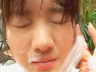 Sex doll from Nippon with a nipple fetish gets cumsloaded in Tokyo XXX porn.