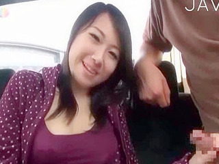 Horny asian cutie grips her colleague's dick until he cums, Tokyo XXX thai fuck session.