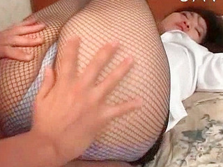 Japanese babe with sexy XXX Tokyo ass spreads it wide for some hot fucking